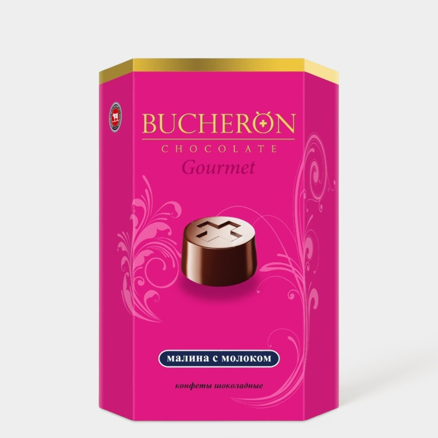 Конфеты BUCHERON со вкусом малина с молоком